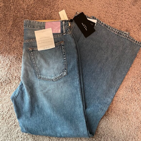 Rag & Bone Featherweight Logan Wide-Leg Jean - Picture 7 of 14